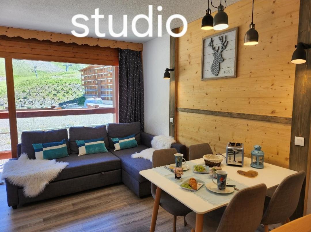 Arc 2000 - Appartement Ou Studio Avec Balcon Et Vue Les Arcs  Exterior photo